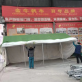 Large fire rescue tent